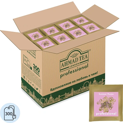Чай Ahmad Tea Professional черный Летний Чабрец, 300пакx1,8г 1656