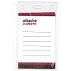 Бейдж Attache Economy 108x66 150 мкм без шнурка, вкладыш 90x60 5шт/уп
