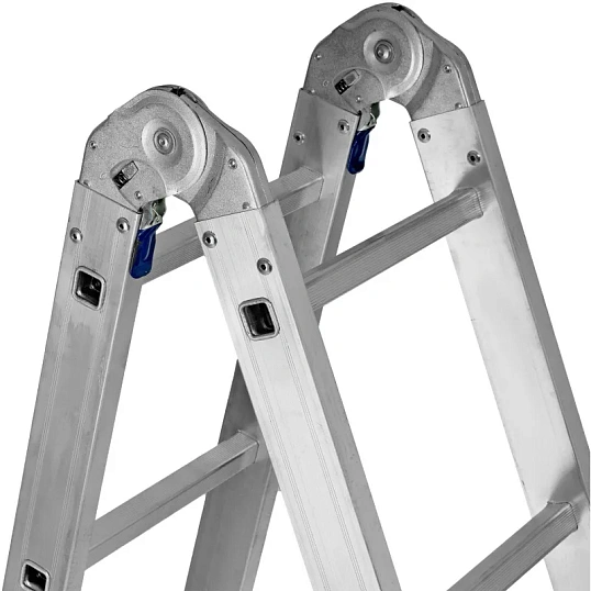 Лестница шарнирная алюминиевая 4х4 Сибртех (97882)