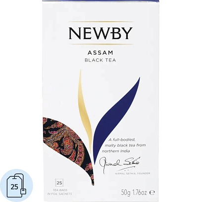 Чай Newby Ассам черный 25 пакетиков