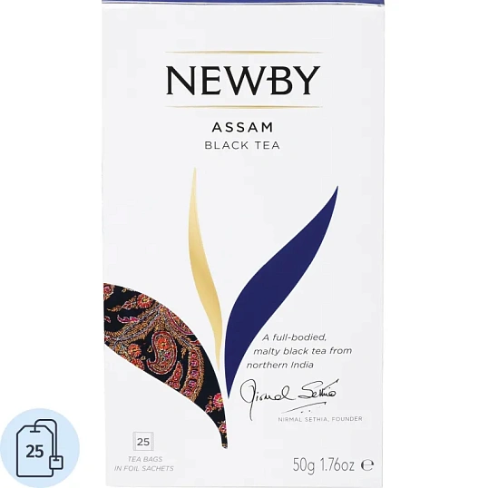 Чай Newby Ассам черный 25 пакетиков
