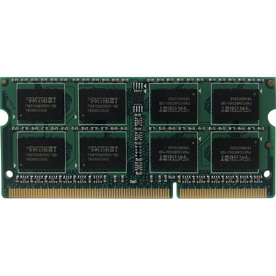 Модуль памяти Patriot SL 4GB DDR3 SO-DIMM 1600MHz(PSD34G1600L81S)