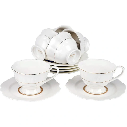 Набор чайный 12пр. White chic (6 персон) v=190мл (подарочная уп), 0970019