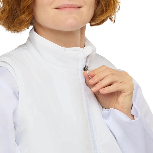 Жилет для пищевого производства у17-ЖЛ ун.(внеш)ХАССП белый (56-58)182-188