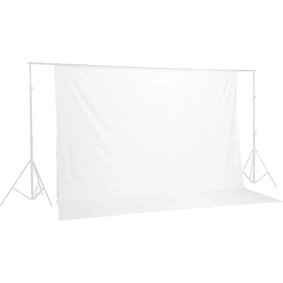 Фон муслиновый Raylab RL-BC01 3x3м белый