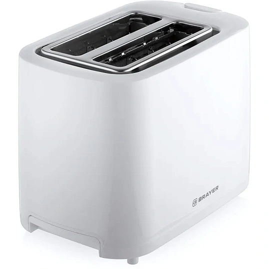 Тостер BRAYER 2107BR, 930 Вт, 7 реж, автодогр, размор, отмена, автоотключ