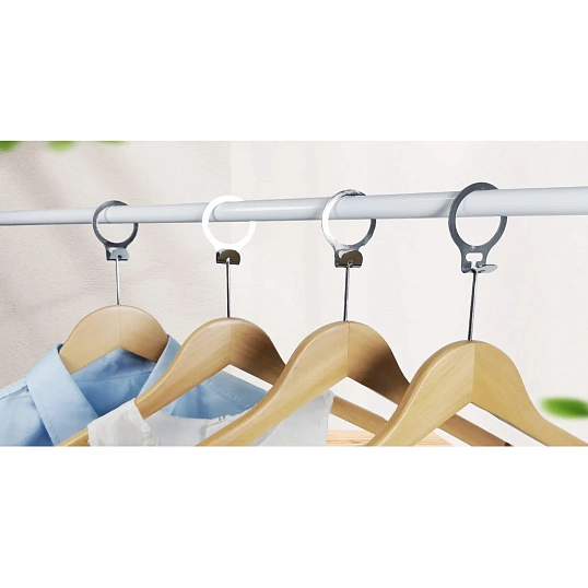 Вешалка-плечики WW_Комус Мебель LH078 дер,плоск,мет.клип,антив,р50-52 нат