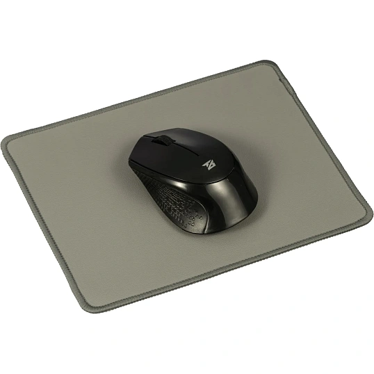Коврик для мыши BigTech HMP0005v.1 иск.кожа/22х18х0,12/серый