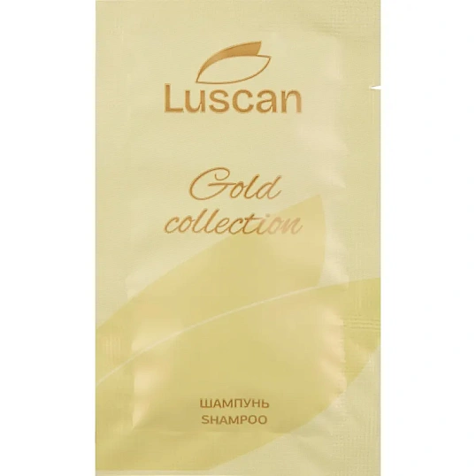 Шампунь Luscan Gold Collection, саше 10мл,500шт/уп