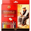 Карандаши акварельные MONDELUZ OLD MAN 3712 36цв/наб картон.уп 3712036003KZ