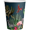 Стакан одноразовый бум односл. 350мл d-90мм Animals (MIX 2 дизайна) 50шт/уп