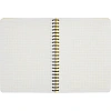 Бизнес-тетрадь А5,96л,кл,спир,пластик,тон.бл. Attache Bright colours Желтый