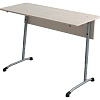 Парта MET_стол ученический Гармония 2-мест.3-7р.г.закр уг. дуб шамони/серый