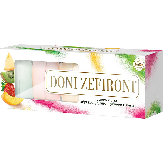 Зефир DONI ZEFIRONI Нева ароматизированный  ассорти , 210г
