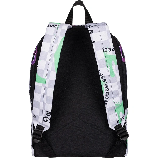 Рюкзак школьный Комус Класс Shape, Граффити, Серый, 1 отд