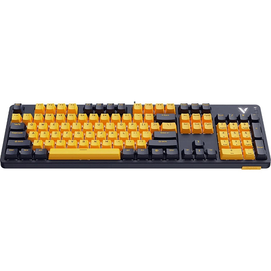 Клавиатура RAPOO игров.механич.проводная V500PRO, цвет - желтый/синий