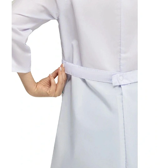 Костюм жен (куртка, бр) м01 бел/бирюз 80-84/158-164