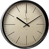 Часы настенные, модель 77, размер 305 Х 50 мм, пластик, черный, 77770742