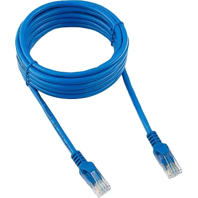 Патч-корд UTP Cablexpert PP12-3M/B кат.5e, 3м, синий