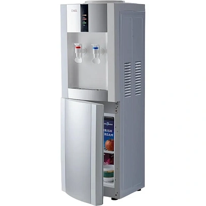 Кулер для воды  AEL LС-AEL-47b white/silver напол компрессорное охл с холод