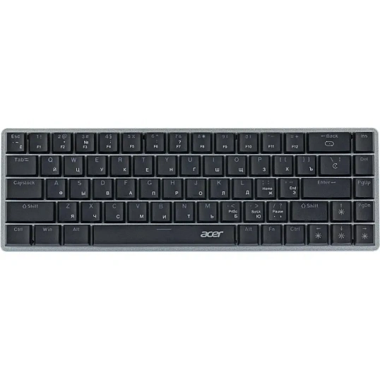Клавиатура Acer OKW302 механичес. серебр. USB for gamer LED (ZL.KBDCC.01C)