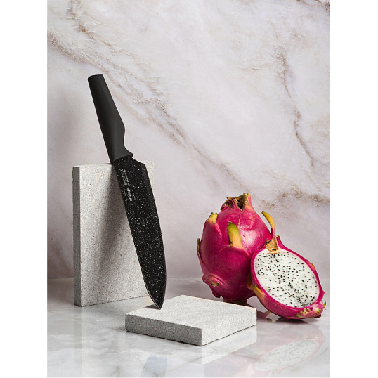 Нож Шеф Santoku 20  см. рукоять Soft Touch, Mielaje