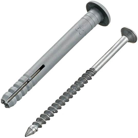 Дюбель-гвоздь  6х60 гриб. манжета (полипропилен)(500шт/уп)Tech-Krep(154276)