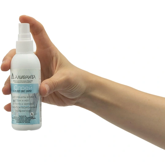 Спрей защитный от пота и запаха 100мл АЛИРАНТА 30001