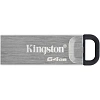 Флеш-память Kingston DataTraveler Kyson, USB 3.2 G1, сереб, DTKN/64GB