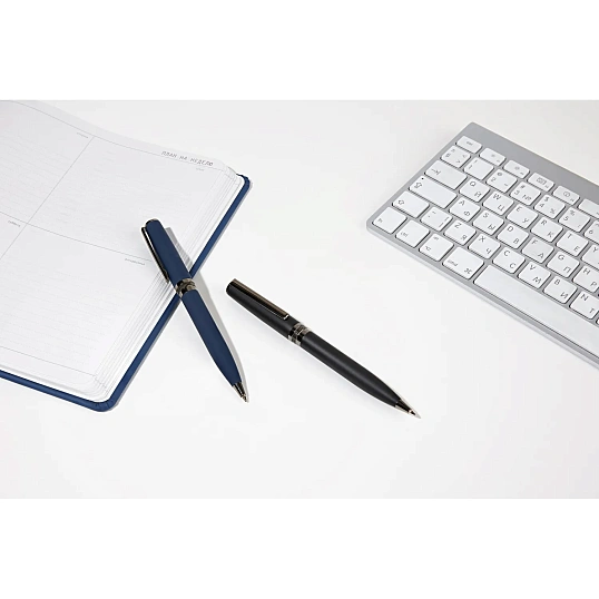 Ручка шариковая BOSTON мет.син.корп,0.7мм,син, 20-0422