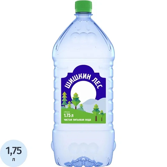 Вода питьевая Шишкин Лес негазированная пэт 1,75л