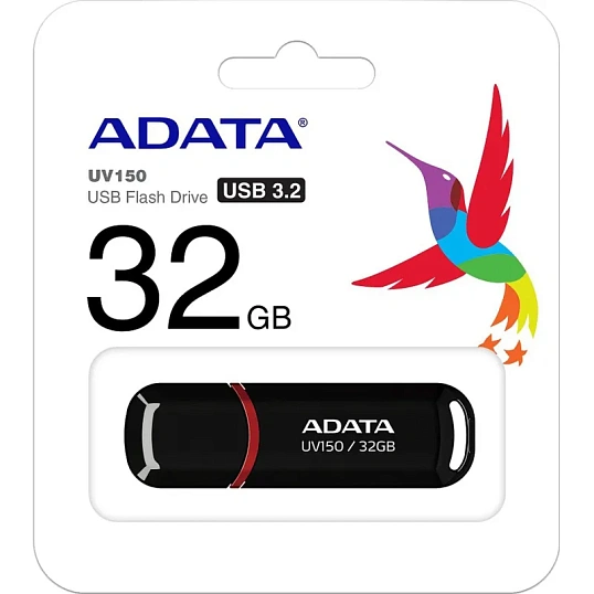 Флеш-память ADATA UV150, 32GB, AUV150-32G-RBK