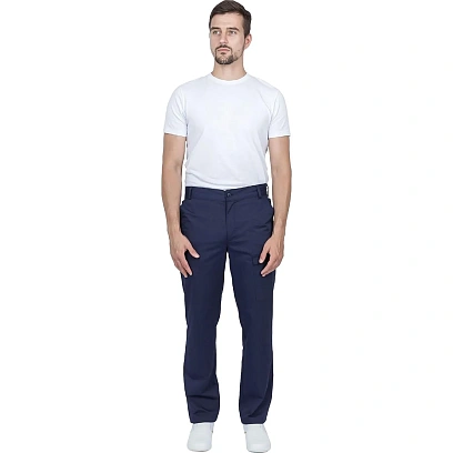 Брюки ЛОРД муж цв.синий (Брю695) (р.48) р.170-176