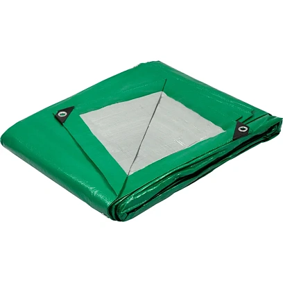 Тент ТАРПАУЛИН 120г/м2 усиленный край 6мx10м  с люверсами_0261