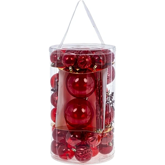 Набор игрушек Украшение НГ, L21 W21 H37 см 56шт 807917