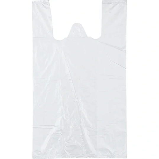 Пакет-майка ПНД 24+12х44 10мкм 85 шт./уп. Белая Эконом