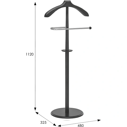 Вешалка ME_костюмная В 25Н венге