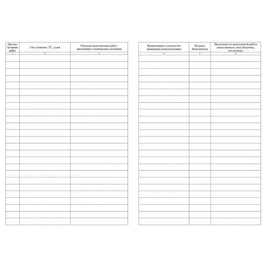 Журнал регистрации работ по ТО и ремонту пож-охран. сигнализации КЖ 739/1