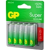 Батарейка GP Super AA/LR6 15A6/4-2CR10/GP15AA216/4-2CRSBC10  10шт/уп (6+4)