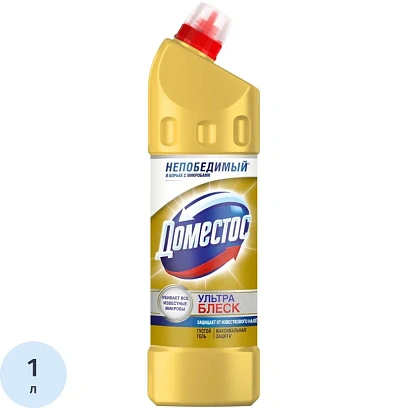 Средство для сантехники Доместос Ультра блеск 1л