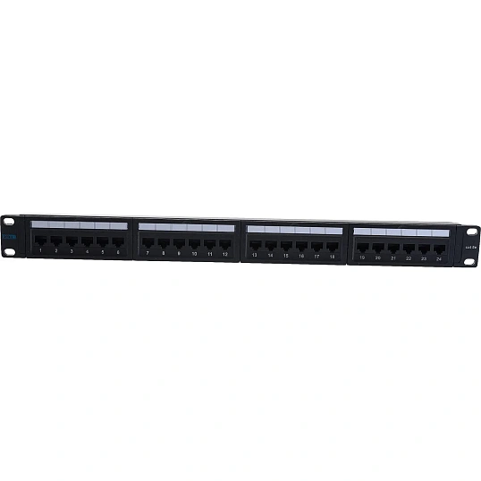 Патч-панель TWT TWT-PP24UTP 24 порта, UTP, кат.5E, 1U