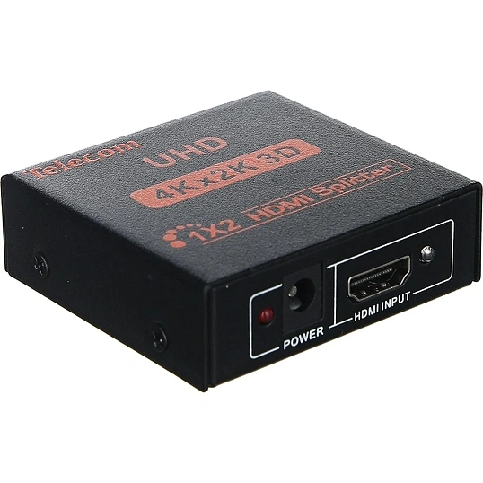 Разветвитель HDMI 1=>2 4k@30 HZ Telecom <TTS7000