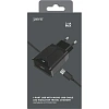 Зарядное устройство сетевое PERO TC04 1USB 2.1A + MICRO-USB CABLE черный