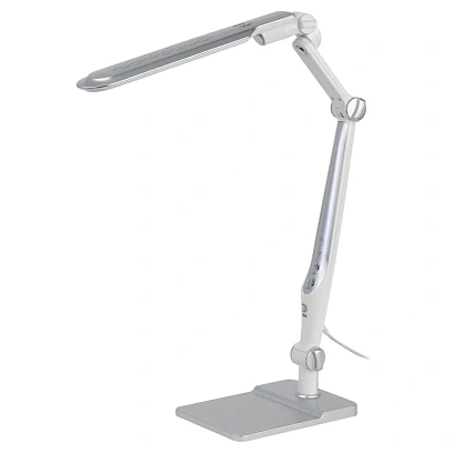 Светильник настольный ЭРА NLED-497-12W-S светодиодный на струбцине, серебро