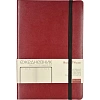 Ежедневник недатированный бордовый А5 MEGAPOLIS SOFT 3-470/05