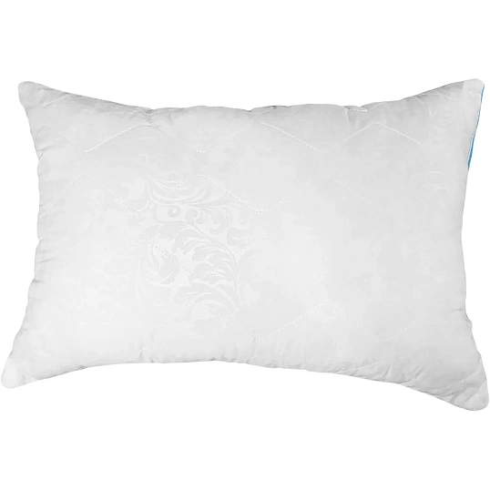 Подушка 50х70см холофайбер, стеганная микрофибра, кант, белая