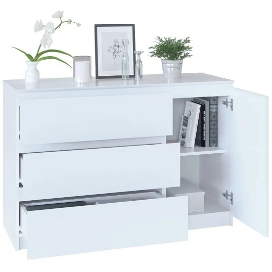 Комод Сокол Т-3р  Белый