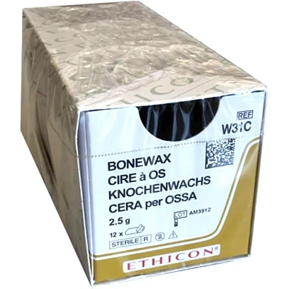 Шовный материал W31C КОСТНЫЙ ВОСК 2.5 грамма 12 шт/уп