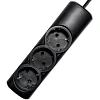 Удлинитель PROGIX PG323 3р/2м/3,5кВт/16А заземление, черный, КГ-ХЛ 3х1.5
