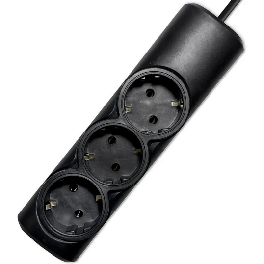 Удлинитель PROGIX PG323 3р/2м/3,5кВт/16А заземление, черный, КГ-ХЛ 3х1.5